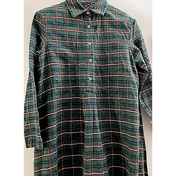 Shein - long sleeves - maternity check shirt dress - size S - Picture 1 of 2
